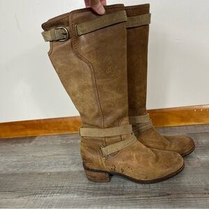 Ugg Australia Darcie Leather Riding Boots 7 Western Equestrian Cowgirl Barn Tall